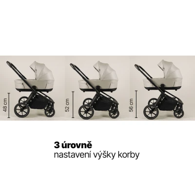 Zopa Hluboká korba ke sportovnímu kočárku Move XL 5 Boss Grey