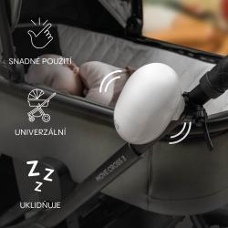 Zopa Houpadlo kočárku Eggy nabíjecí White