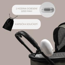 Zopa Houpadlo kočárku Eggy nabíjecí White