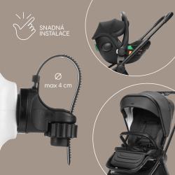 Zopa Hojdačka kočíka Eggy nabíjacia White