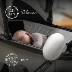 Zopa Hojdačka kočíka Eggy nabíjacia White
