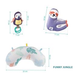 Zopa Hrací deka aktivity Funny Jungle