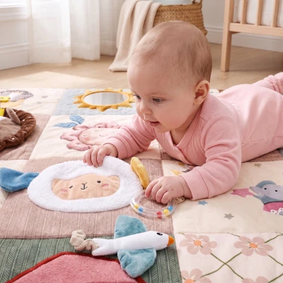 Zopa Interaktivní hrací deka Jumbo Soft Beige