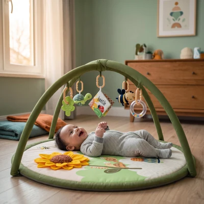 Zopa Interaktivní hrací deka s hrazdou Cuddle Garden