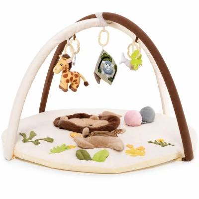 Zopa Interaktivní hrací deka s hrazdou Cuddle Safari