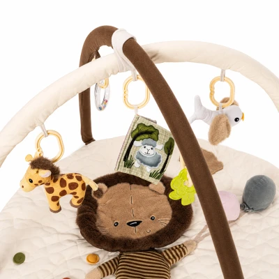 Zopa Interaktivní hrací deka s hrazdou Cuddle Safari