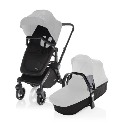 Zopa Kočárek Evoque - základ Black/Black