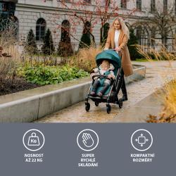 Zopa Kočárek Quiq 2 Antique Green/Gold