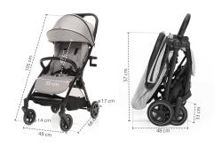 Zopa Kočárek Quiq 2 Metal Grey