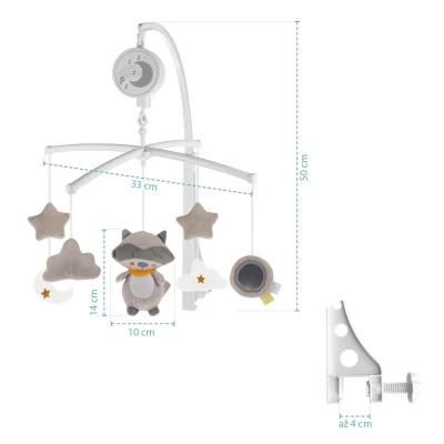 Zopa Kolotoč na postýlku Raccoon