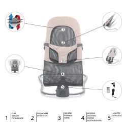 Zopa Lehačka Moyo Air Mesh Beige