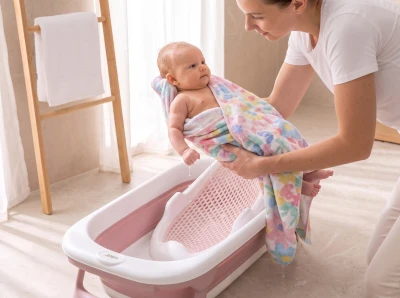 Zopa Lehátko do vaničky Pink