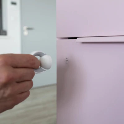 Zopa Magnetický uzávěr skříněk/zásuvek 4 ks bílý
