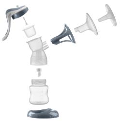 Zopa Manuálna odsávačka mlieka Basic Grey