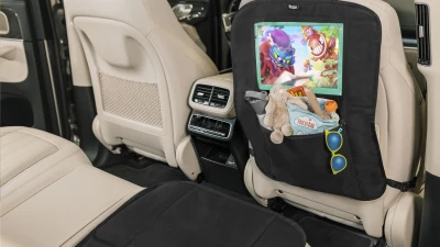 Zopa Ochrana sedadla pod autosedačku s kapsou na tablet černá