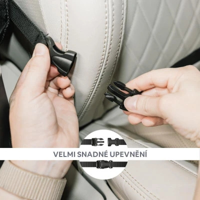 Zopa Ochrana sedadla pod autosedačku s kapsou na tablet omyvatelná Grey