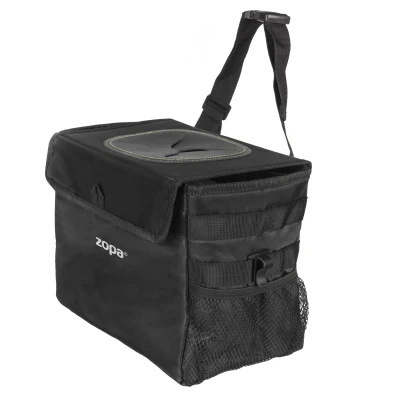 Zopa Odpadkový koš do auta vodotěsný s víkem Black