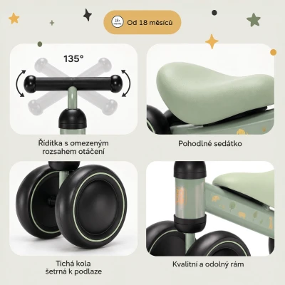 Zopa Odrážedlo Zooter Wild Gepard
