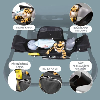 Zopa Organizér na kočárek Deluxe Black