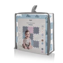 Zopa Pěnová podložka Puzzle 30x30 cm 9ks Floral Blue