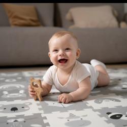 Zopa Pěnová podložka Puzzle 30x30 cm 9ks Floral Blue