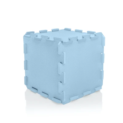 Zopa Pena podložka Puzzle 30x30 cm 9ks Floral Blue