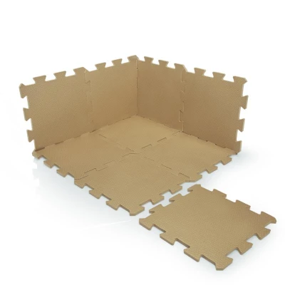 Zopa Penová podložka Puzzle 30x30 cm 9 ks Hazel Brown