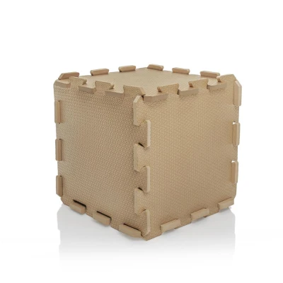 Zopa Penová podložka Puzzle 30x30 cm 9 ks Hazel Brown