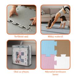 Zopa Pěnová podložka Puzzle 30x30 cm 9ks Ivory Beige