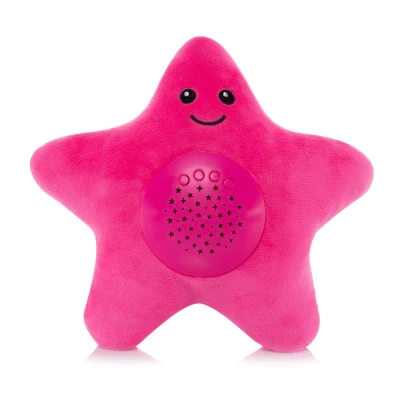 Zopa Plyšová hračka Hvězdička s projektorem Pink