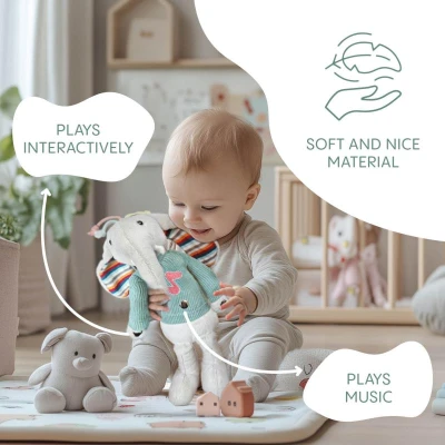 Zopa Plyšový interaktivní parťák Elephant