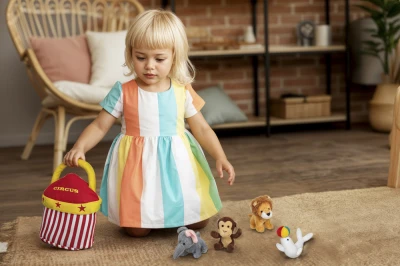 Zopa Plyšový set hraček Circus