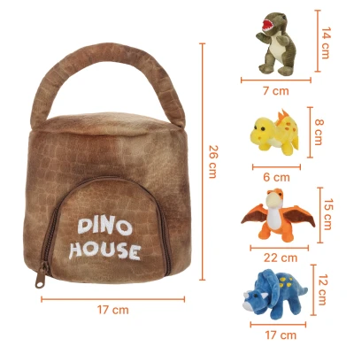 Zopa Plyšový set hraček Dino