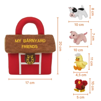 Zopa Plyšový set hraček Farm