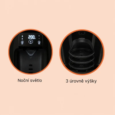 Zopa Přístroj na přípravu kojeneckého mléka Babyccino Black