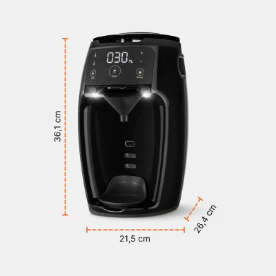 Zopa Přístroj na přípravu kojeneckého mléka Babyccino Black