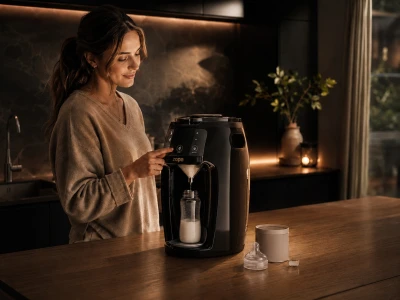 Zopa Přístroj na přípravu kojeneckého mléka Babyccino Black