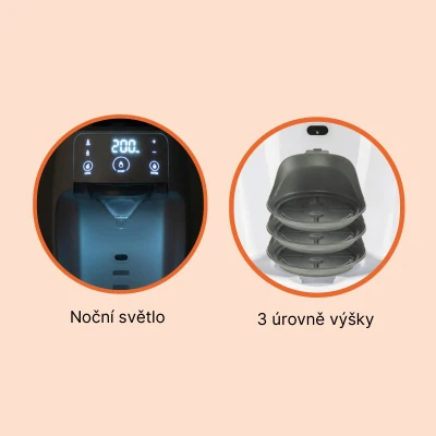 Zopa Přístroj na přípravu kojeneckého mléka Babyccino White