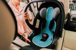 Zopa Priedušná podložka do autosedačky Breeze sk. 0+ Ice Grey