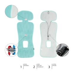 Zopa Priedušná podložka do autosedačky Breeze sk. 1 Ice Grey