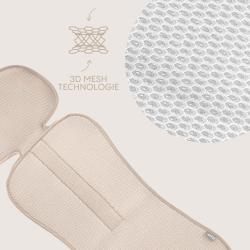 Zopa Prodyšná podložka do autosedačky Breeze sk. 2/3 Ivory Beige