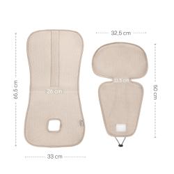 Zopa Prodyšná podložka do autosedačky Breeze sk. 2/3 Ivory Beige