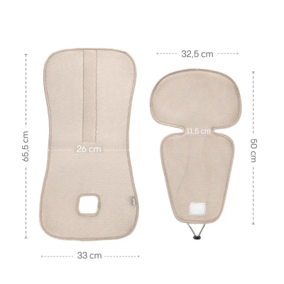 Zopa Prodyšná podložka do autosedačky Breeze sk. 2/3 Ivory Beige