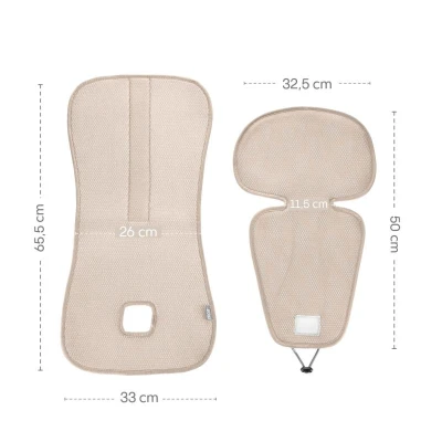 Zopa Prodyšná podložka do autosedačky Breeze sk. 2/3 Toffee Brown