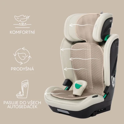Zopa Prodyšná podložka do autosedačky Breeze sk. 2/3 Toffee Brown