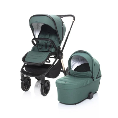 Zopa Set kočárek Move Cross 2 + korba XL + adaptér Antique Green/Gold