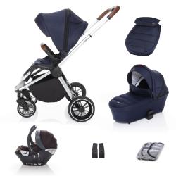 Zopa SET kočárek Move+ korba+adaptéry+autosedačka Sky Blue/Silver