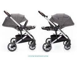 Zopa Set kočárek Quest+ korba+ adaptéry Tornado Grey/Silver