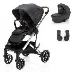 Zopa Set kočárek Quest+ korba+ adaptéry Vulcan Black/Silver Zopa Set kočárek Quest+ korba+ adaptéry Vulcan Black/Silver