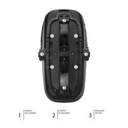 Zopa Set kočárek Quest+ korba+ adaptéry Vulcan Black/Silver